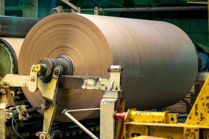 Paper mill factory stock image. Image of huge, papermaking 82505899