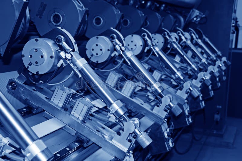 Paper Mill Precision Machinery Equipment Stock Image Image of