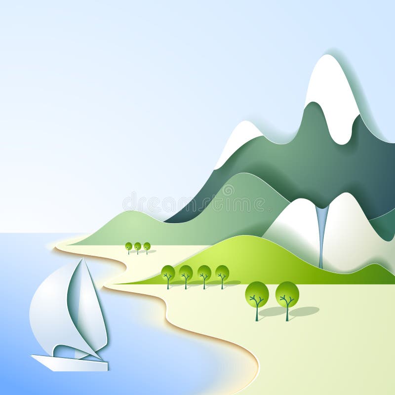 Paper Mountain Landscape Stock Illustrations 11 276 Paper Mountain Landscape Stock Illustrations Vectors Clipart Dreamstime