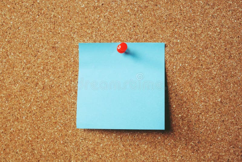 Best Empty Post Its With Pins On Memo Board Royalty-Free Images, Stock  Photos & Pictures