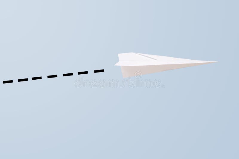 Paper Airplane stock image. Image of aircraft, flying, clear - 676805