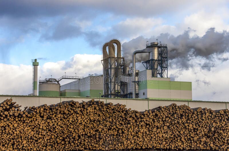 Paper Pulp Mill stock image. Image of jobs, manufacturer 16751851