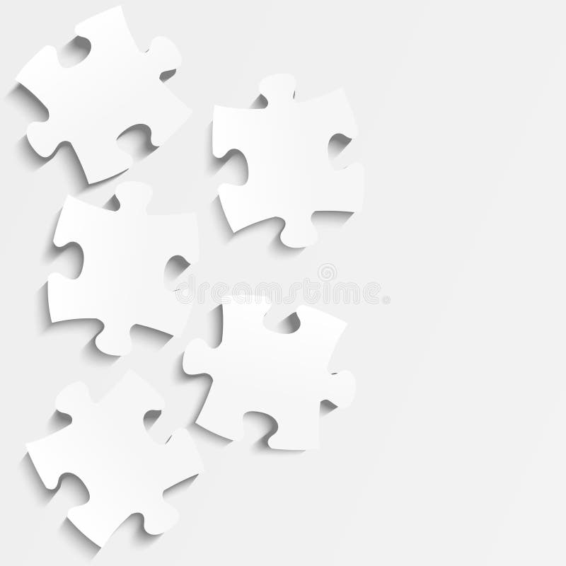 Paper puzzle background