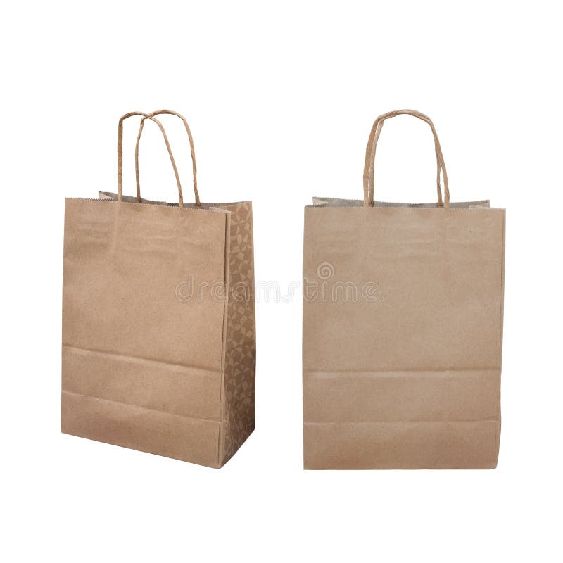 Paper recycling bag stock image. Image of recirculation 27988707