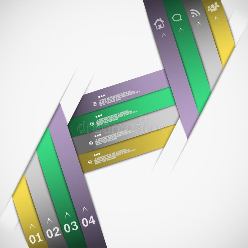 Paper ribbon template stock vector. Illustration of label 31159720