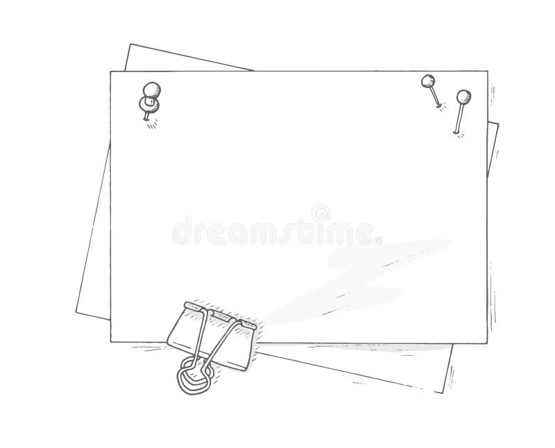 Download Paper Sheets Mockup Stock Vector Illustration Of Memo 66601481 PSD Mockup Templates