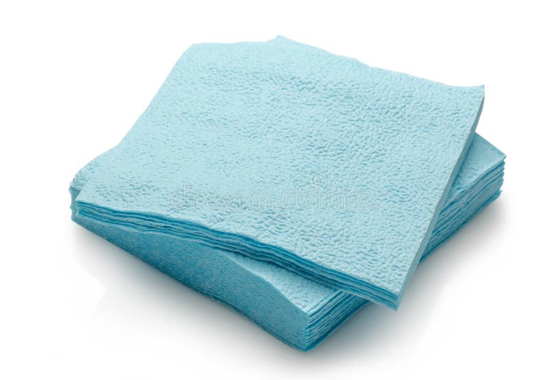 Paper table napkins stock image. Image of pile, blank 76266427