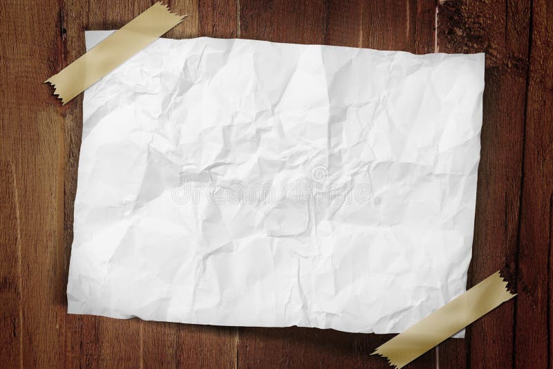 Paper Taped to a Wall