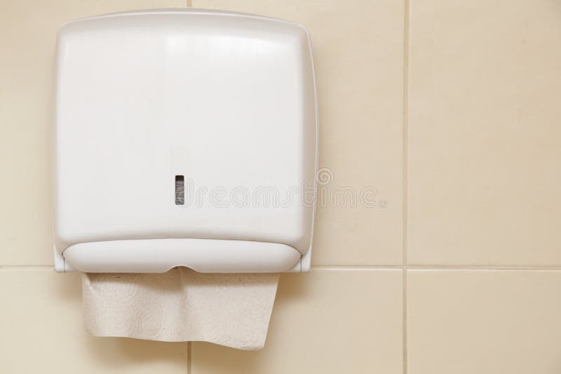 Paper Towel Holder Wall Mount - for Bathroom Hand White