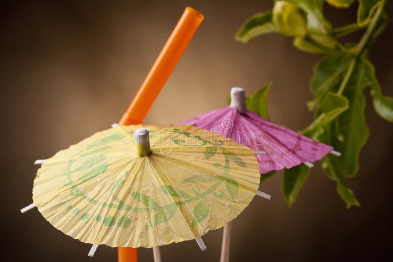 Paper umbrella stock image. Image of cocktail, chinese 17611175