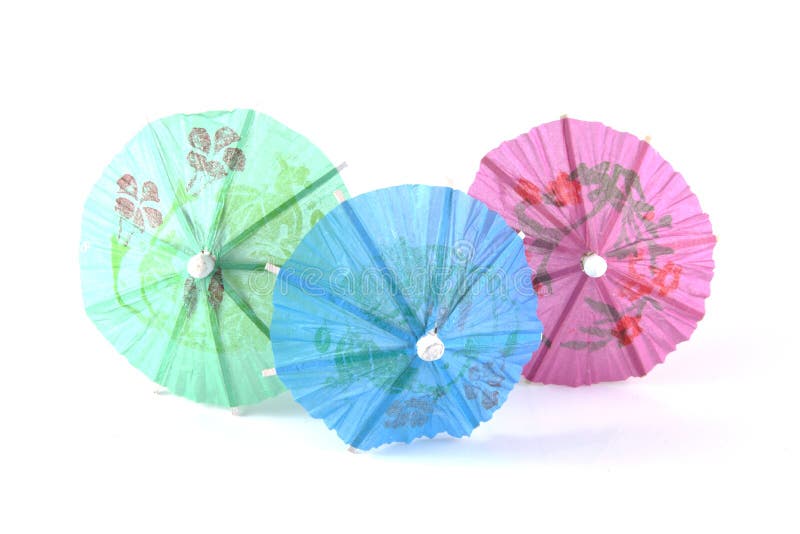 Paper umbrella stock image. Image of colorful, cocktail 18737061