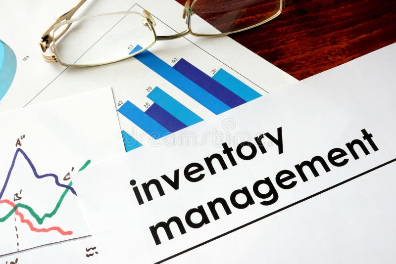 Paper with words inventory management.