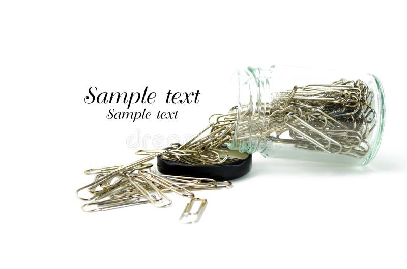 Paperclip royalty free stock photography