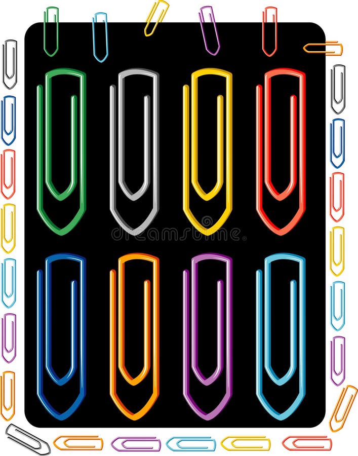 Paperclip royalty free illustration