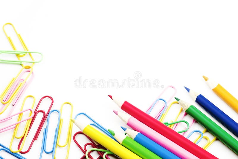 Paperclips barwioni ołówki