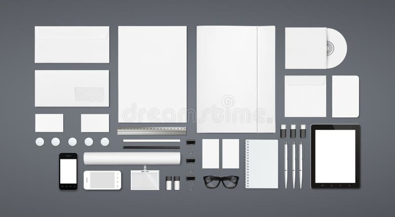 Papeterie vide/calibre d'entreprise d'identification photos stock Papeterie vide/calibre d'entreprise d'identification photos stock