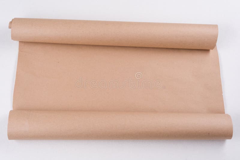 Papier d'emballage sur un petit pain Fond, texture, l'espace de copie photographie stock Papier d'emballage sur un petit pain Fond, texture, l'espace de copie photographie stock