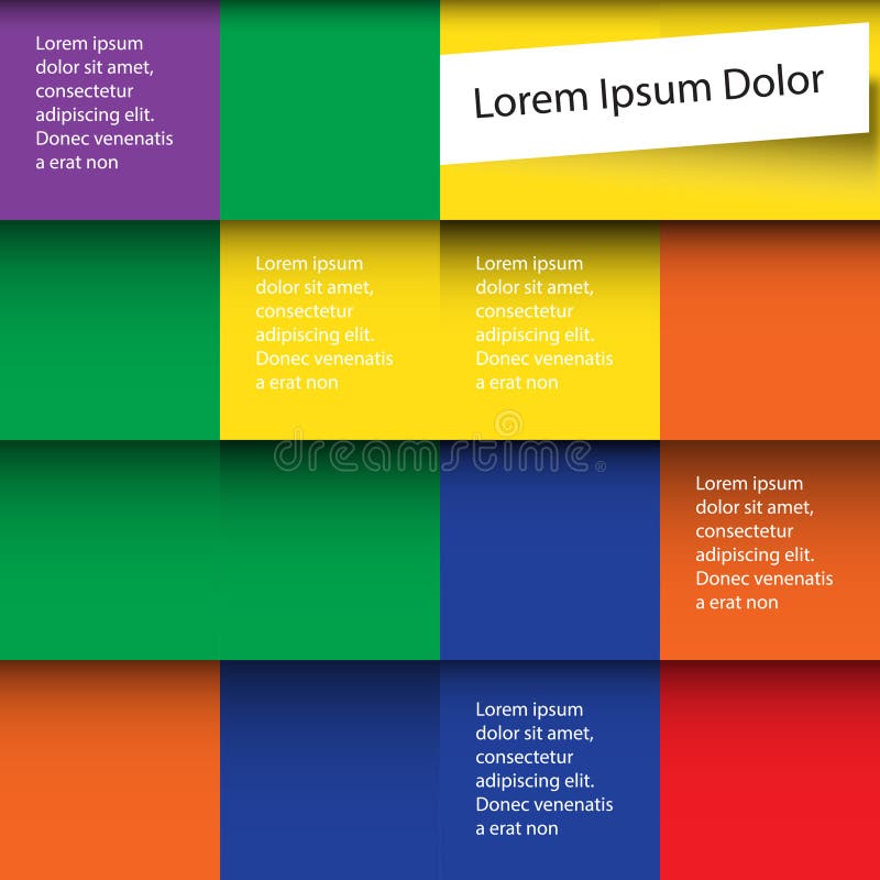 Papier infographic coloré illustration de vecteur Papier infographic coloré illustration de vecteur