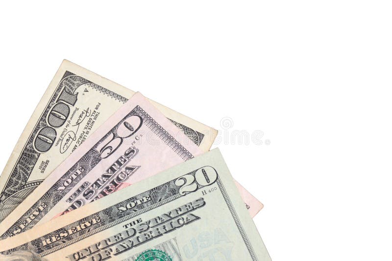 Argent papier américain image libre de droits