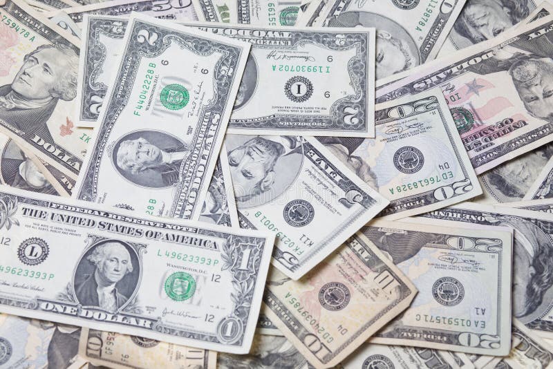 Billets de banque américains photos stock