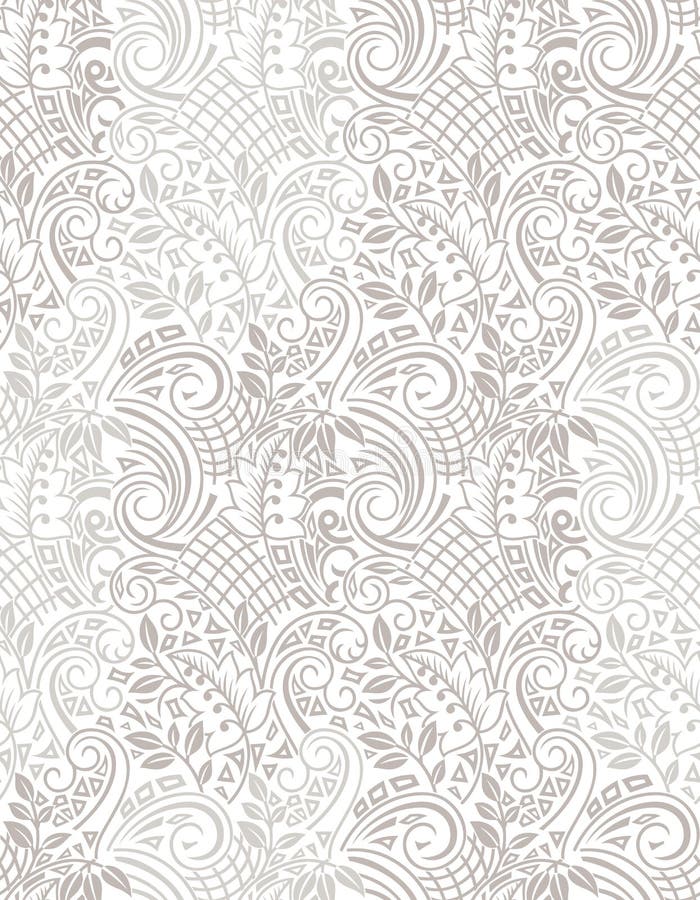 Papier peint artistique sans couture de fleur illustration de vecteur Papier peint artistique sans couture de fleur illustration de vecteur