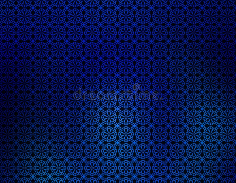 An illustration of a repeated geometric background on a dark blue blur for use in website wallpaper design, presentation, desktop, invitation and brochure backgrounds. An illustration of a repeated geometric background on a dark blue blur for use in website wallpaper design, presentation, desktop, invitation and brochure backgrounds.