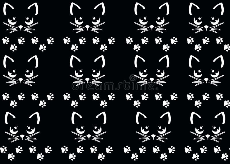 Papier Peint Mignon De Pattes De Chat De Mod Le Illustration Stock Illustration Du Pattes Chat Papier Peint Mignon De Pattes De Chat De Mod Le Illustration Stock Illustration Du Pattes Chat