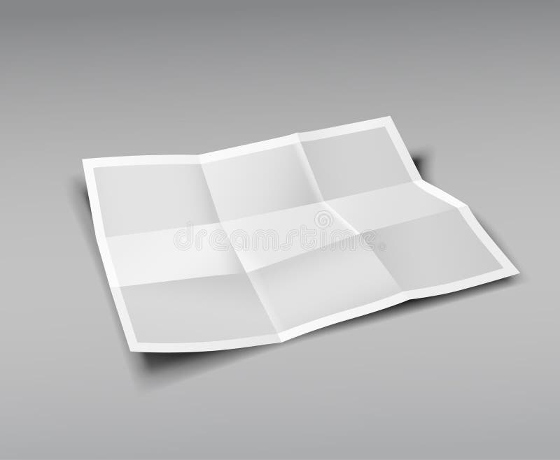 Papier Składający, dziewięć fałd dla biznesu ilustracja wektor Papier Składający, dziewięć fałd dla biznesu ilustracja wektor