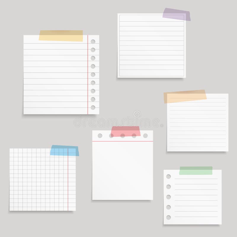 Papier und Band lizenzfreie abbildung