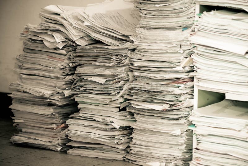 Papierkowa robota obraz stock Papierkowa robota obraz stock