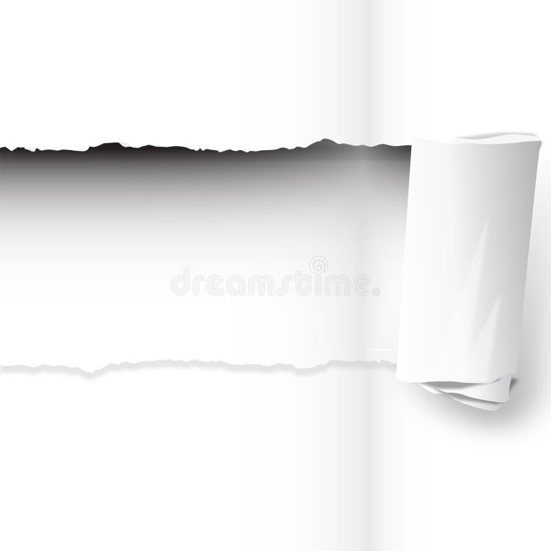 Papierowy drzeć ilustracji Papierowy drzeć ilustracji