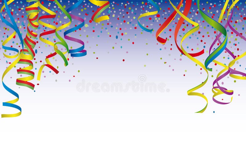 papierowy streamer royalty ilustracja papierowy streamer royalty ilustracja