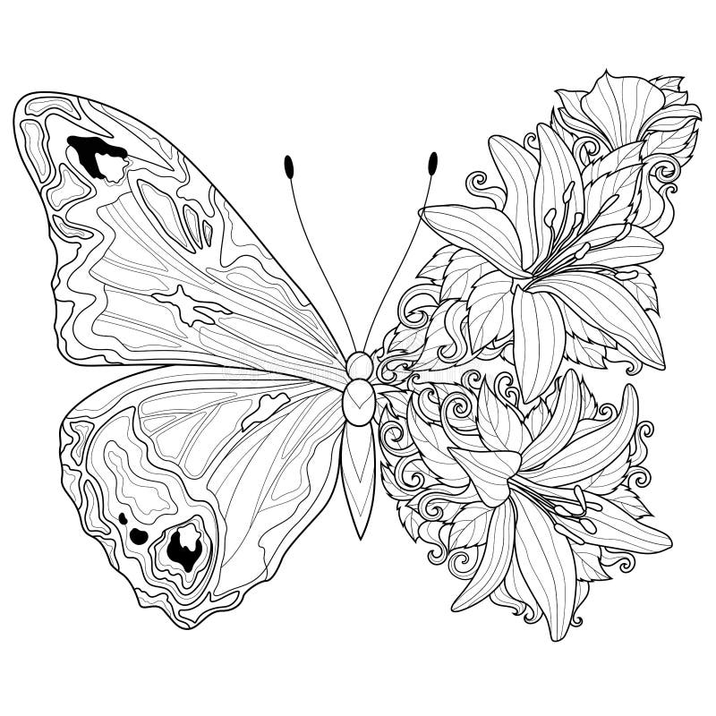 PAPILLONS - COLORIAGES ANTI-STRESS