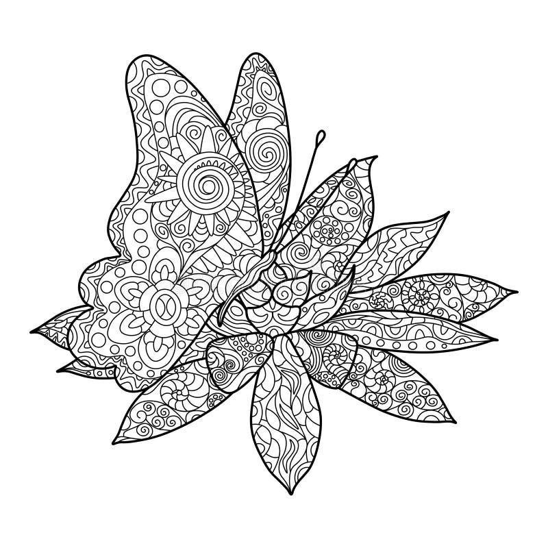 Desenho de Mandala borboleta para Colorir - Colorir.com  Coloriage mandala,  Coloriage papillon, Mandala papillon