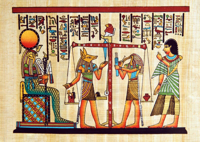 Papiro de Egipto imagem de stock. Imagem de moagem, antigo 11692785