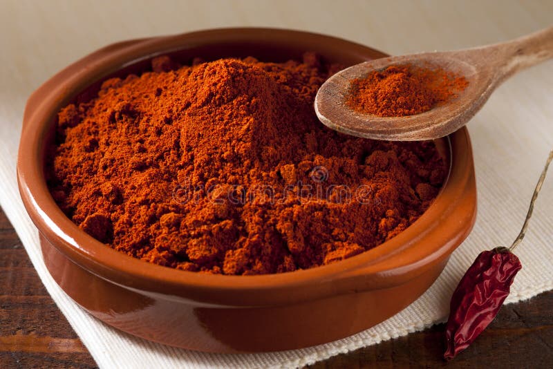 Paprika stock image. Image of seasoning, paprika, white 18427447