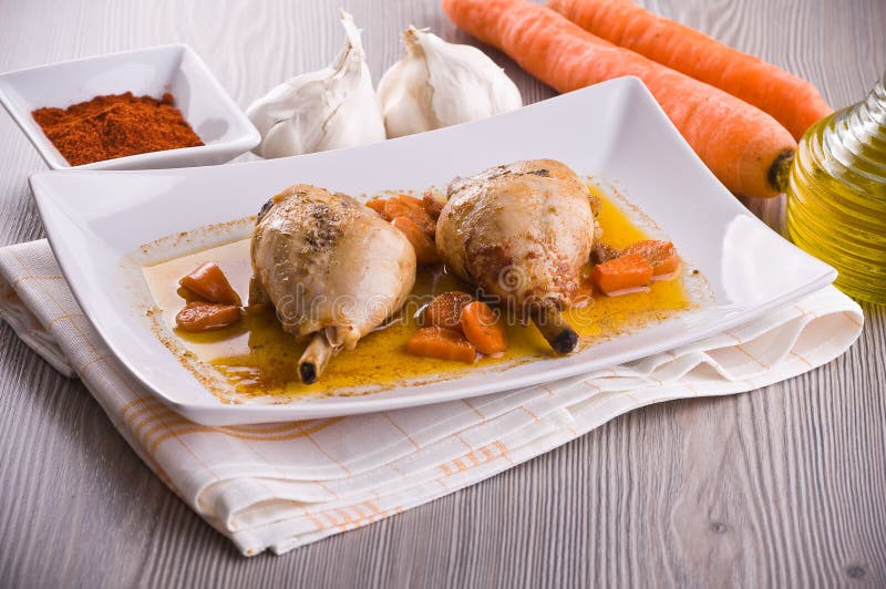 Paprika Chicken Drumsticks. Stock Photo Image of bottle, eating 27539514