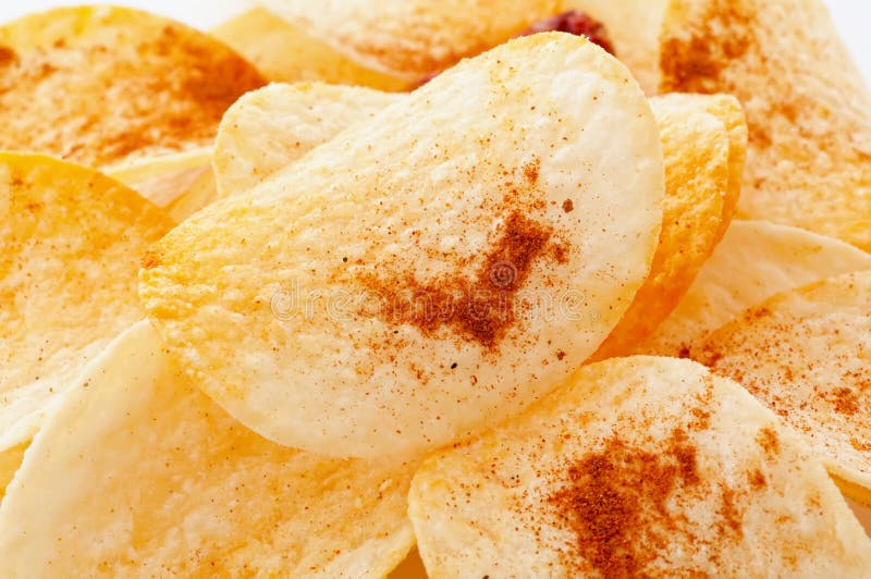 PaprikaChips stockfoto. Bild von nahrung, essen, amerikanisch 16908526