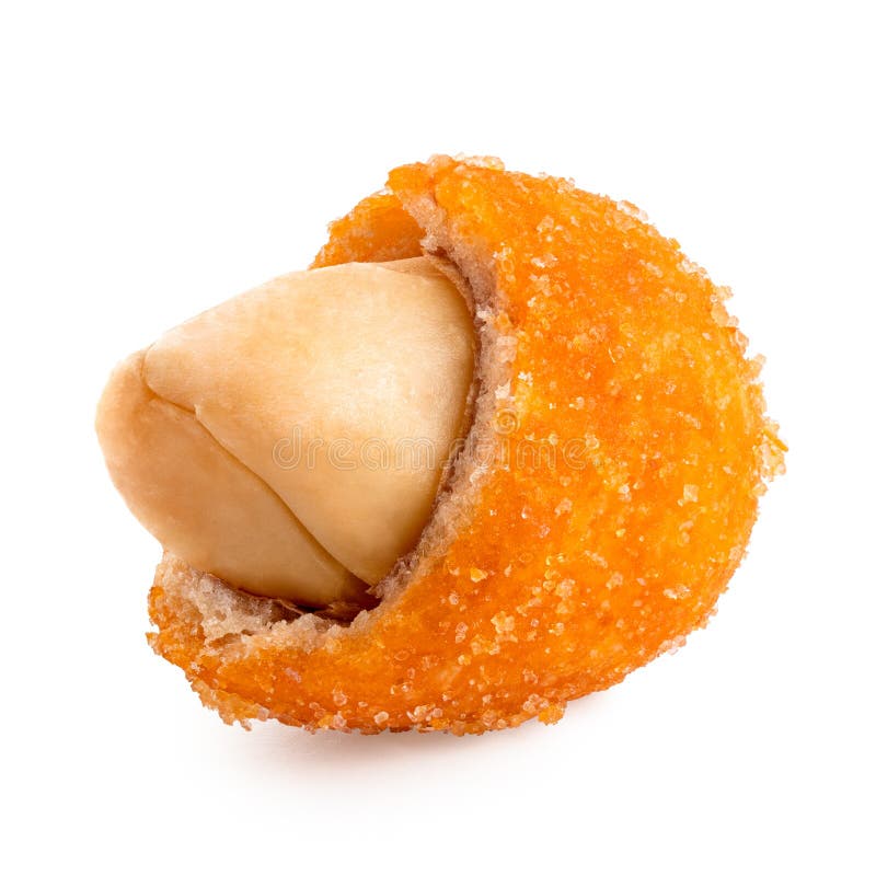 Paprika coated peanuts stock image. Image of pile, roasted 221785515