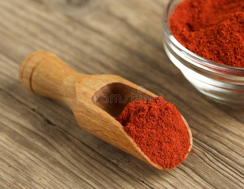 Paprika Del Rojo De La Especia Imagen de archivo Imagen de pimienta