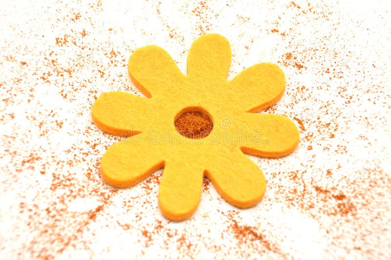 Paprika and Felt Decoration Stock Image Image of hungarian, material