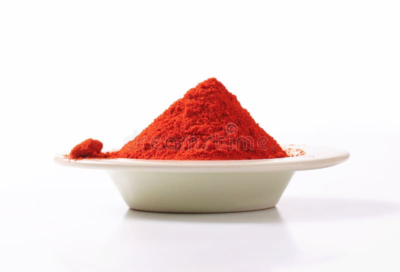 Paprika powder stock image. Image of spice, pepper, studio 50745227
