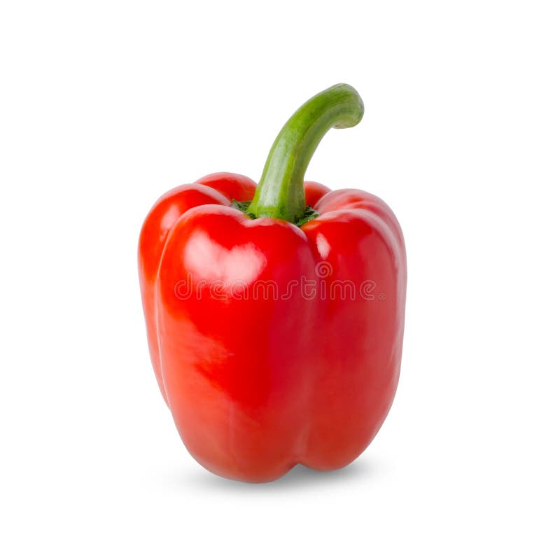 27,484 Red Bell Pepper Paprika Isolated White Stock Photos Free
