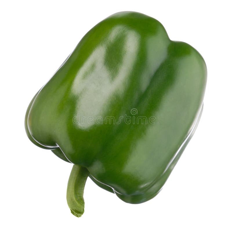 Paprika som isoleras på white royaltyfria bilder
