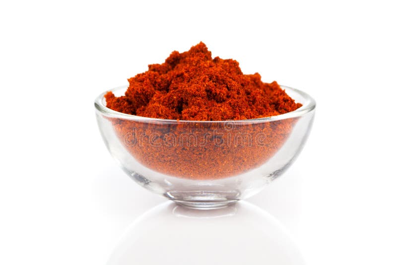 Paprika Spice Pot stock image. Image of grains, agriculture 5800013