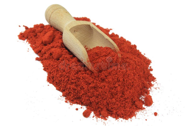 Paprika Spice Pot stock image. Image of grains, agriculture 5800013