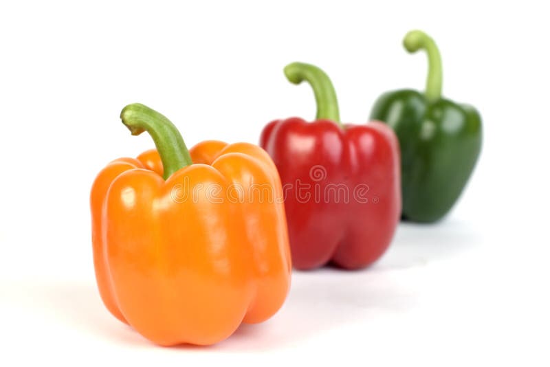 Paprika Sweet Pepper stock image. Image of close, vegan 9086165