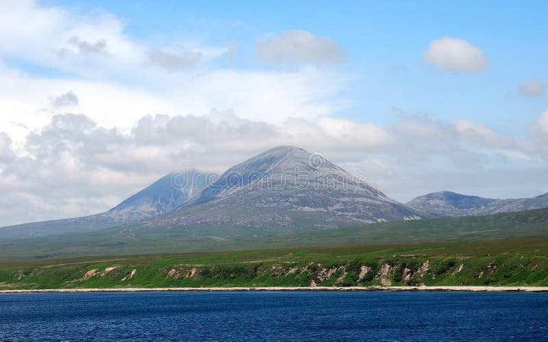 Paps of Jura. stock photo