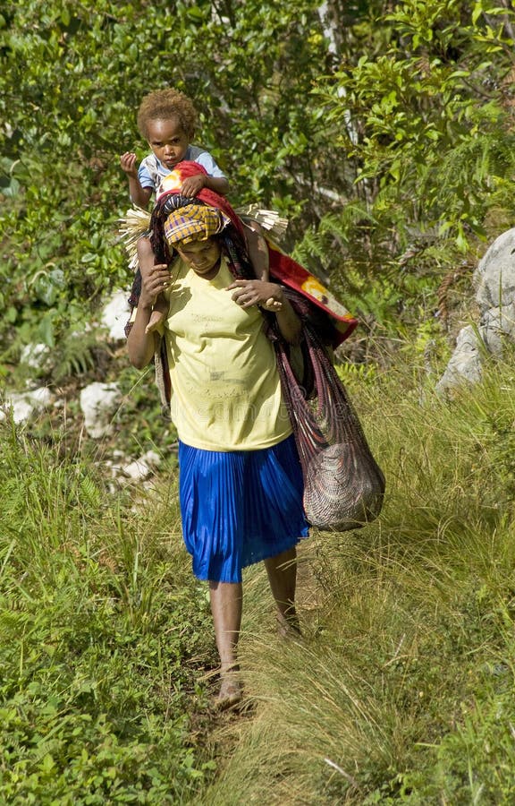 Papua landskap, Indonesien royaltyfria bilder Papua landskap, Indonesien royaltyfria bilder