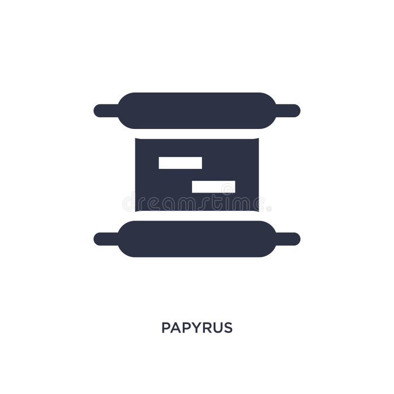 papyruspictogram op witte achtergrond Eenvoudige elementenillustratie van onderwijs 2 concept stock illustratie papyruspictogram op witte achtergrond Eenvoudige elementenillustratie van onderwijs 2 concept stock illustratie